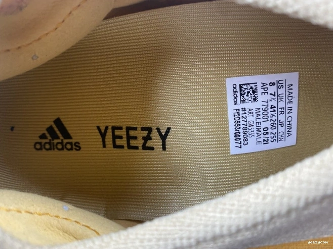 Adidas GW5353 RNR Yeezy Knit Sulfur 1104